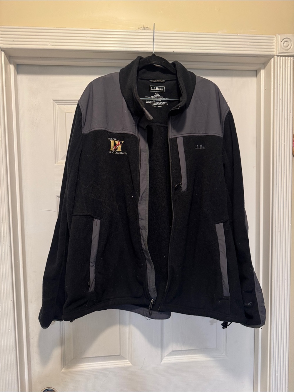 L.L. Bean Black and Gray Men’s Performance Fleece Jacket